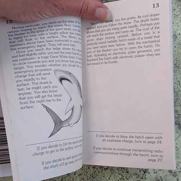 Journey Under Sea Choose Your Own Adventure Children's Chapter Book Junior - Picture 6 of 6